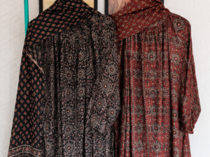 Ajrakh Printed Halterneck Suit ASR32