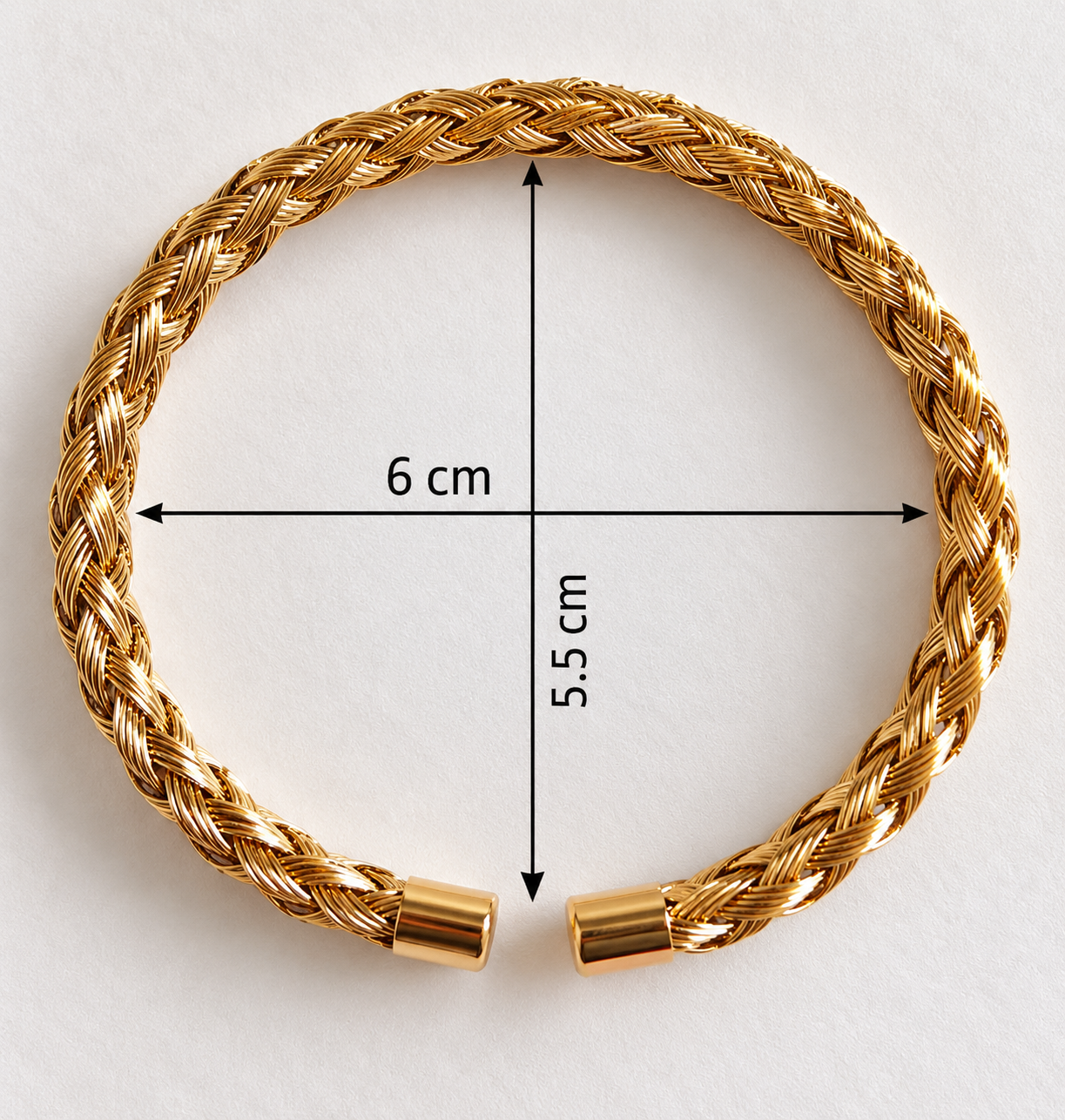 Braided Gold-Plated Bangle 2 Braided Gold-Plated Bangle