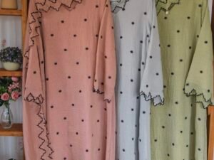 scalloped suit