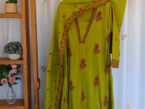 Big Sale Embroidered Aline Suit ASO12