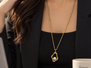 Gold Plated Pendant Necklace