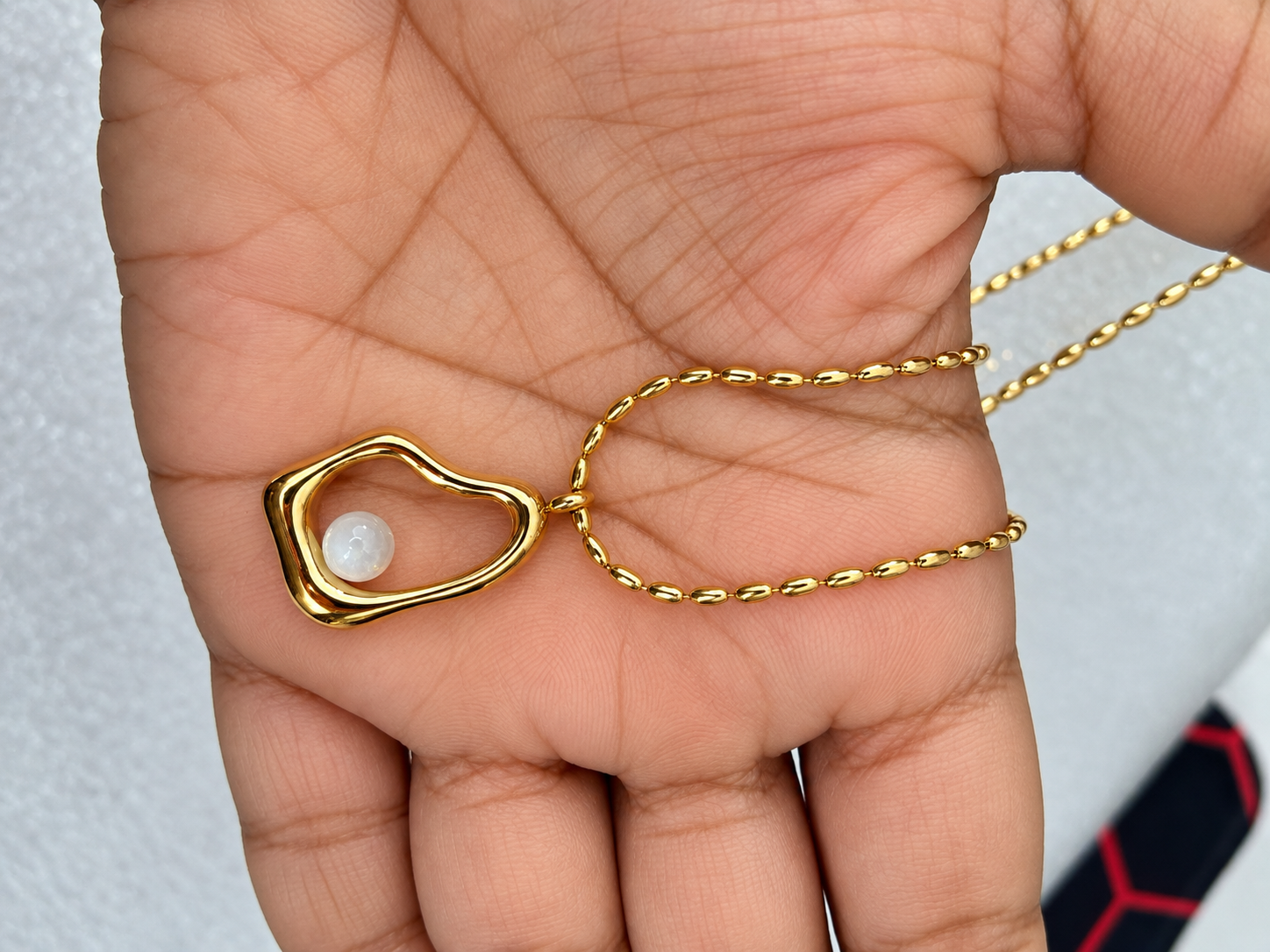 Long Gold Plated Pendant Necklace for Women 2 Long Gold Plated Pendant Necklace for Women - Image 2