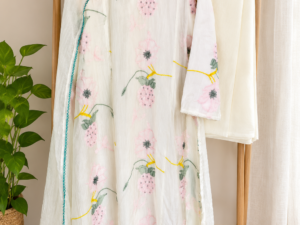 Embroidered Imported Crush Suit ASO11